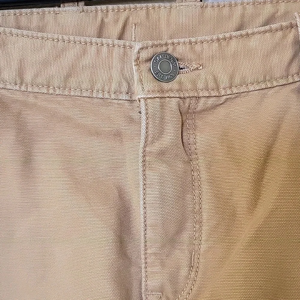 GAP Boys Brown Frayed Hem Shorts Casual Summer Vacation - Size 14